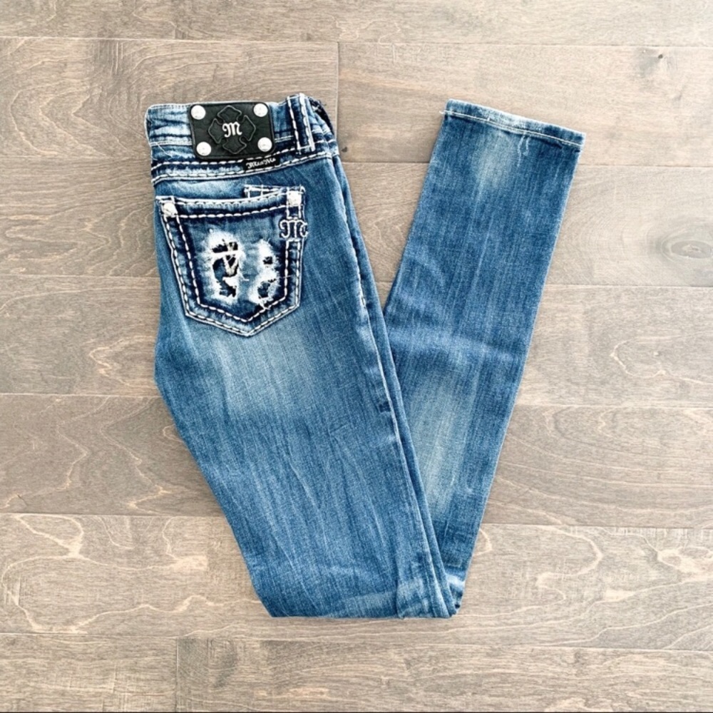 Miss Me Skinny Distressed Jeans